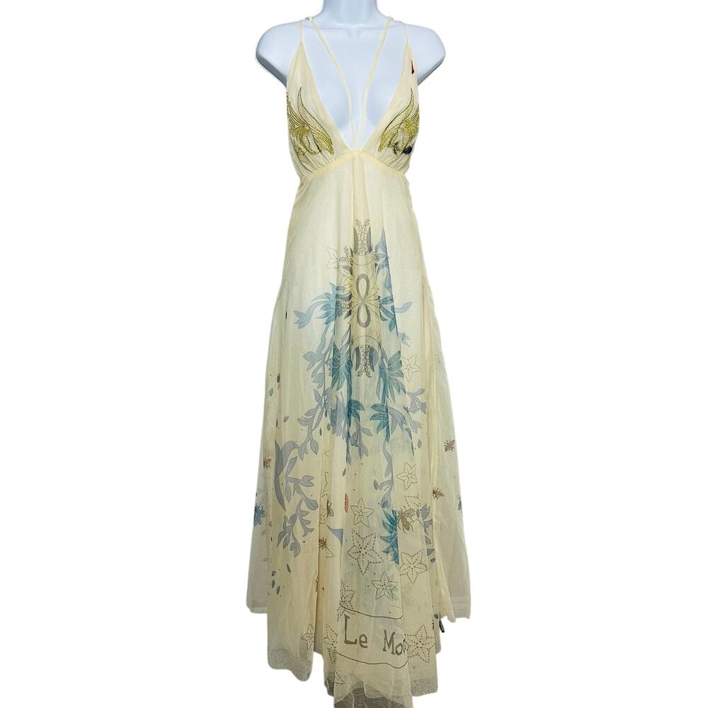 Strappy Tulle Maxi Dress - Picture 4 of 12